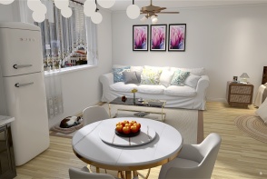 Small Modern flat in Cincinnati Design Rendering