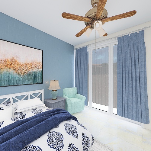 Master Bedroom 3d design renderings