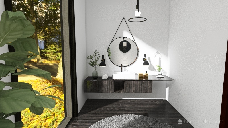 Forest Cottage 3d design renderings