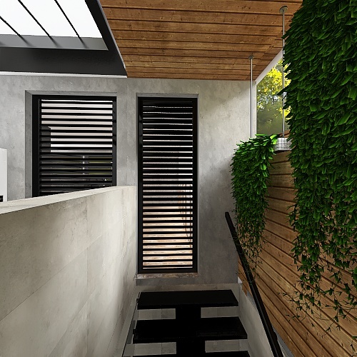 HOUSE 23: HOUSE IN THE WOODS 3d design renderings