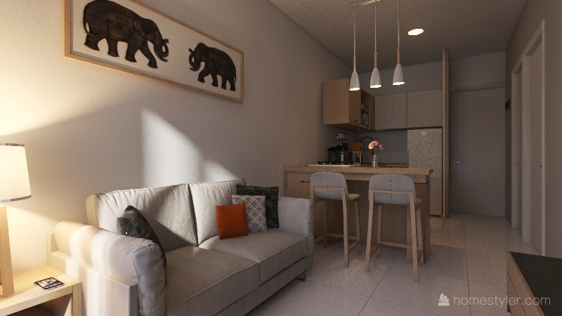apartement 1 3d design renderings