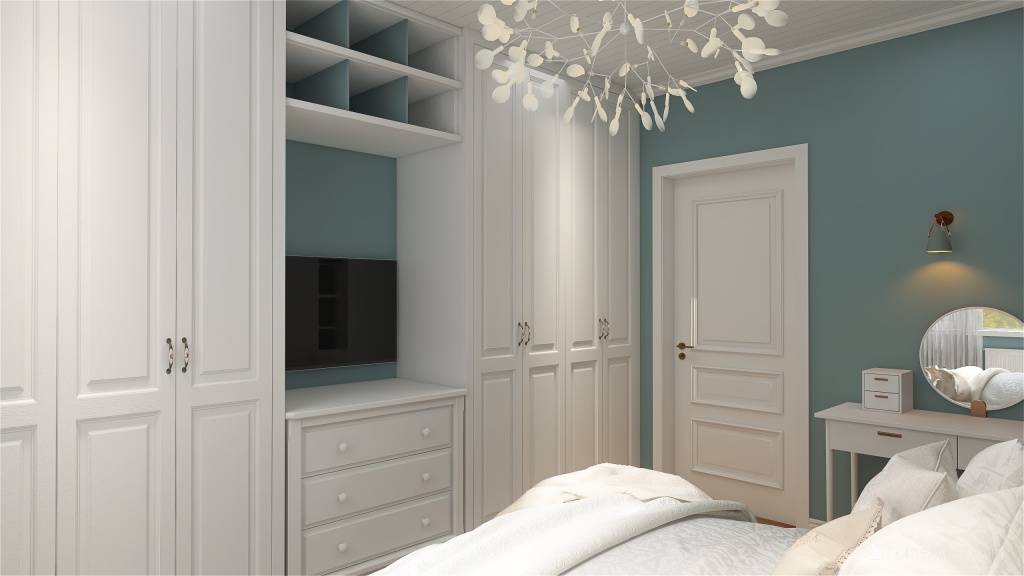 спальня 7 3d design renderings