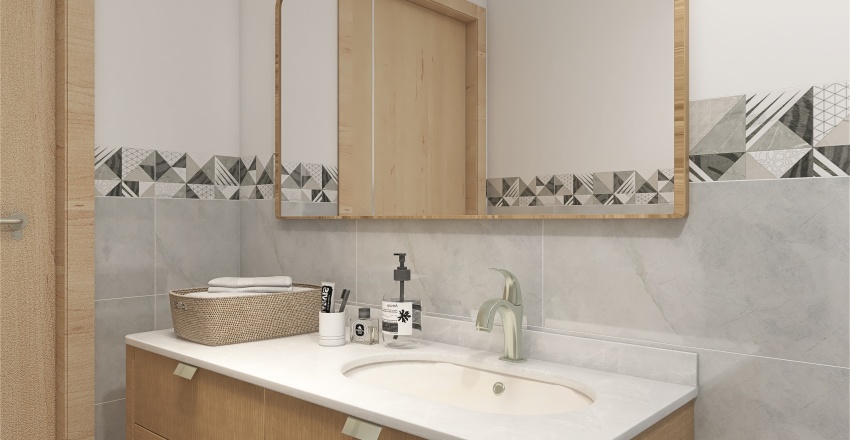 Bathroom and Laundry 3d design renderings