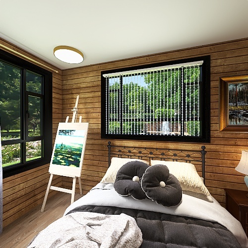 big wood house 3d design renderings