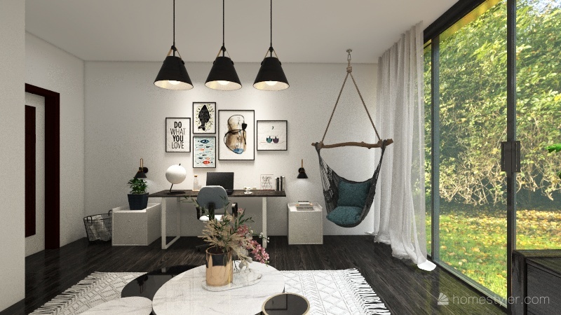 Forest Cottage 3d design renderings