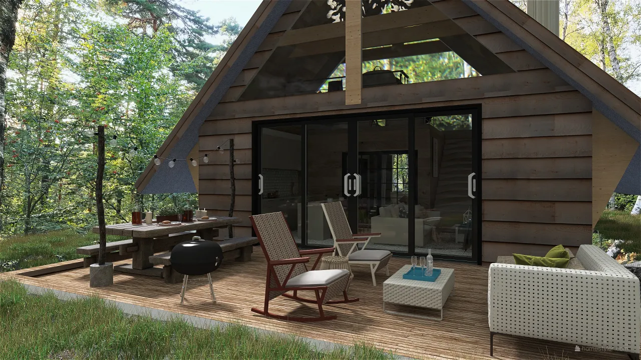 Farmhouse WoodTones UnnamedSpace 3d design renderings
