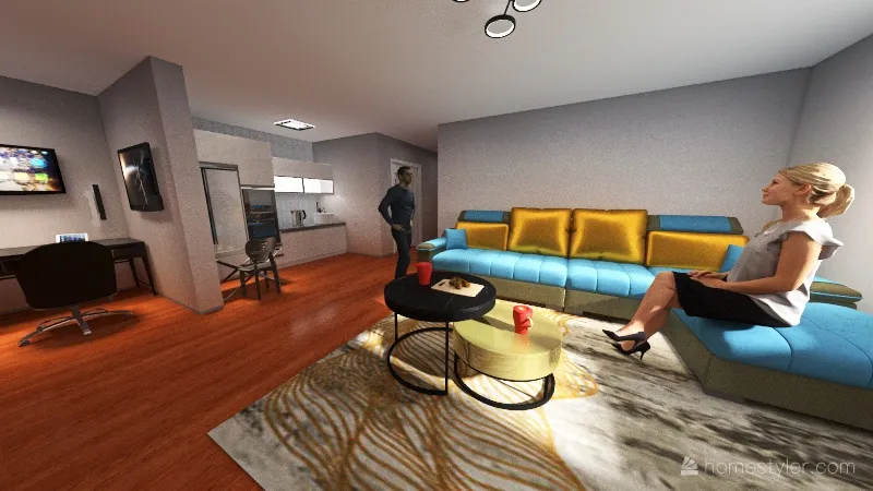 Professor home 3d design renderings