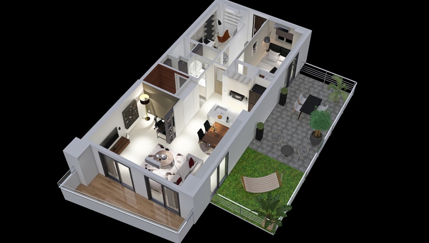 My New Apartment 3d design picture 121.79