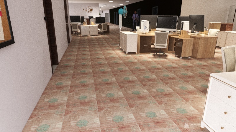 PDKS Unit Pentadbiran Interior Design Render