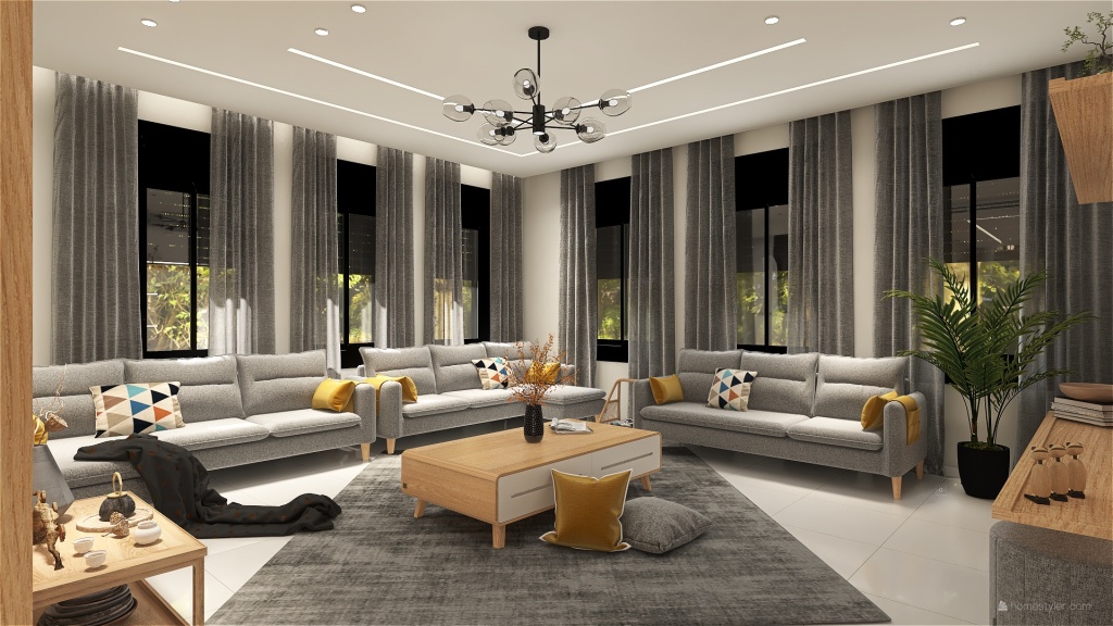 StyleOther Modern #HSDA2021Residential - Modern Villa White 3d design renderings