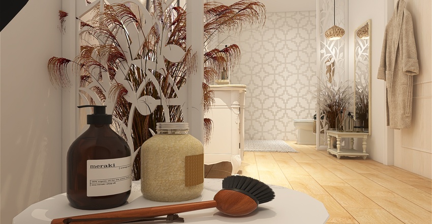 Rustic Elegance Interior Design Render