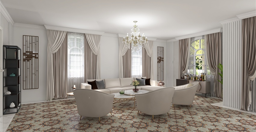Επαυλη - Epavli Interior Design Render