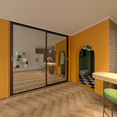 NYC apartament 3d design renderings