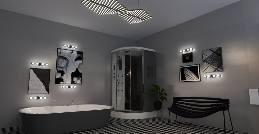 Işıklar ve Gece 3d design renderings