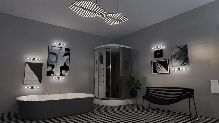 Işıklar ve Gece 3d design renderings
