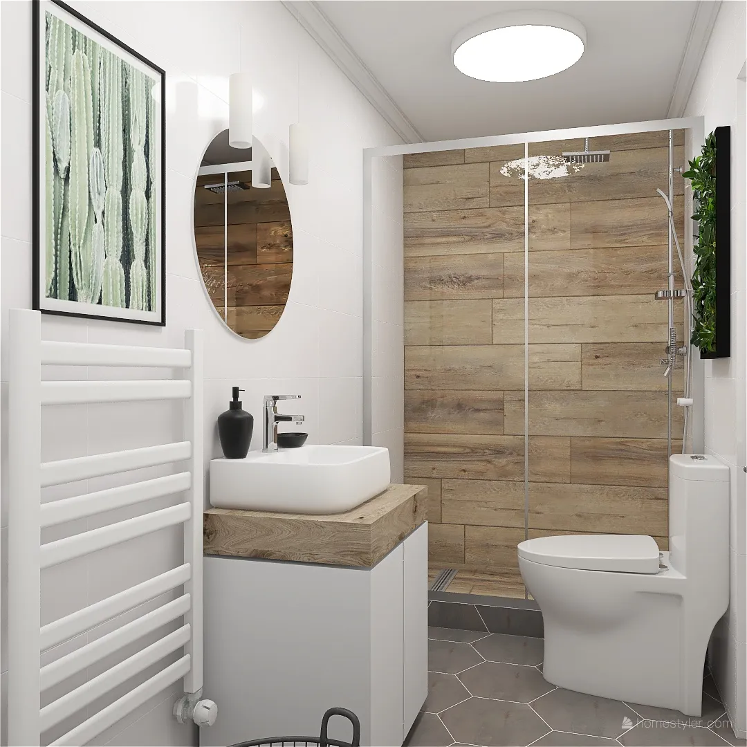 Shower Cazacu V2 3d design renderings