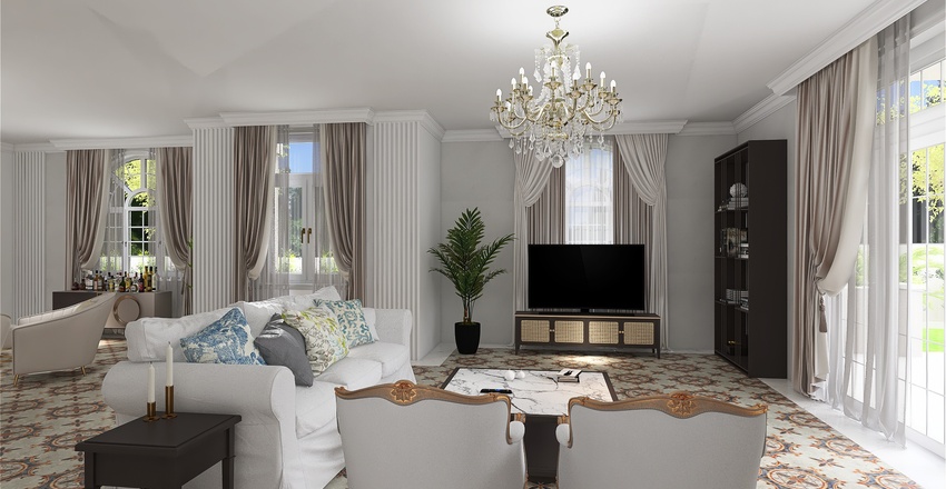 Επαυλη - Epavli Interior Design Render