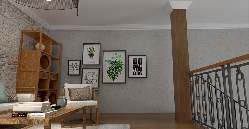Rustic Retreat 3d design renderings