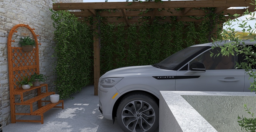 Rustic Retreat 3d design renderings