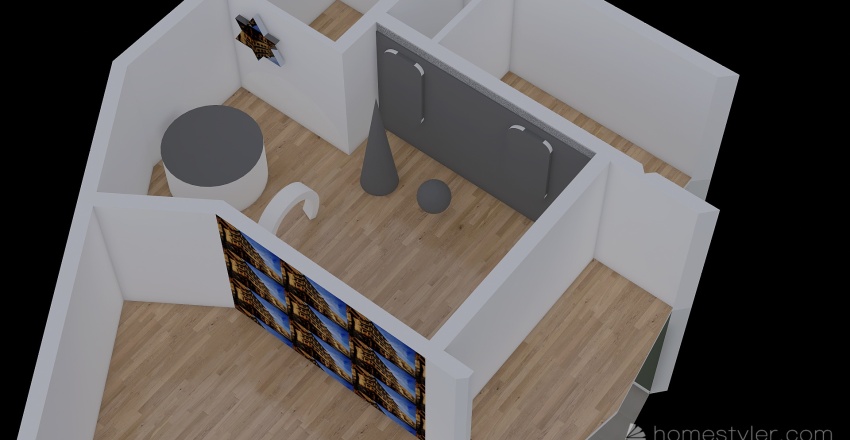 0805pre-global-Room 3 - Honeycomb Element 3d design renderings