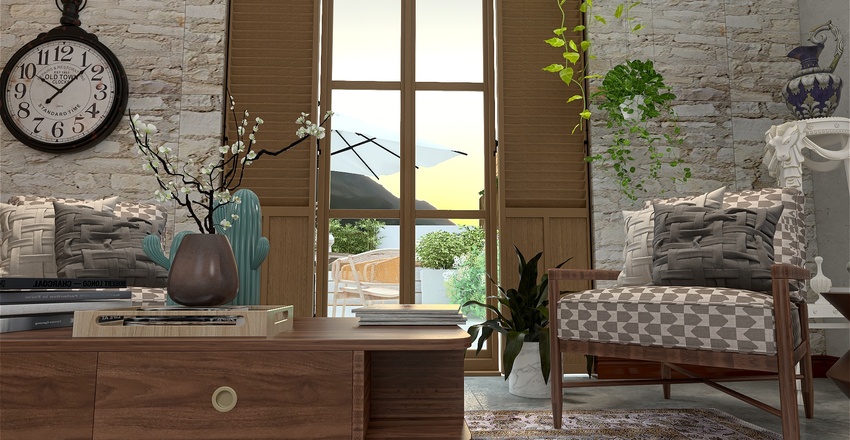 Living Room 3d design renderings