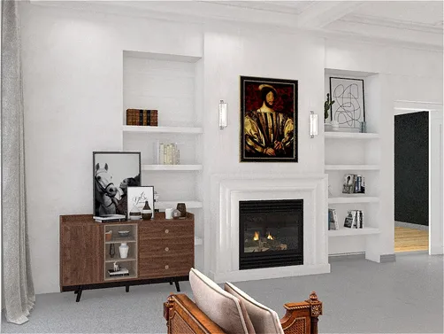 Room 1- Classic Black and White
