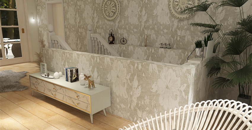Rustic Elegance Interior Design Render