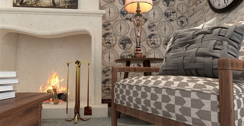 Living Room 3d design renderings