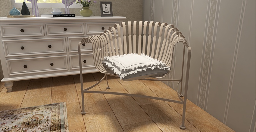 Rustic Elegance Interior Design Render