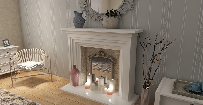 Rustic Elegance Interior Design Render