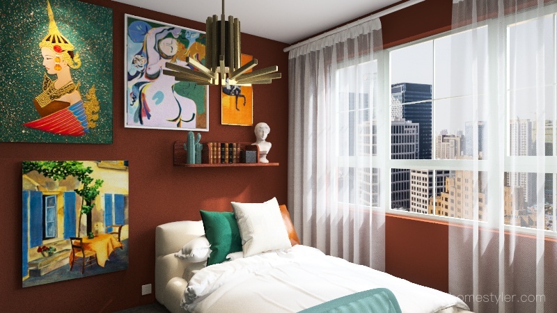 cool bedroom :D 3d design renderings