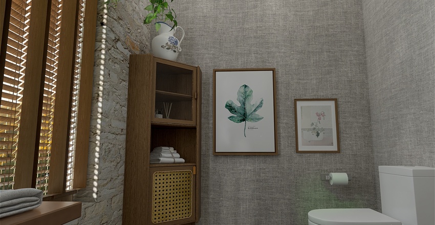 Cloak Room 3d design renderings