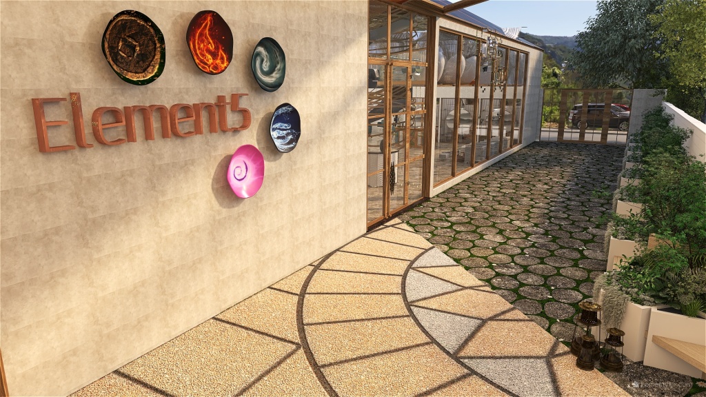 #HSDA2021Commercial Element5 Fitness Center 3d design renderings