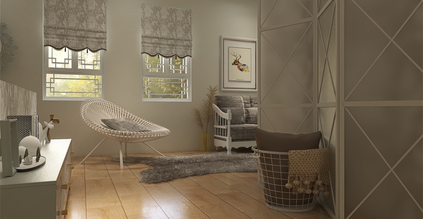 Rustic Elegance Interior Design Render