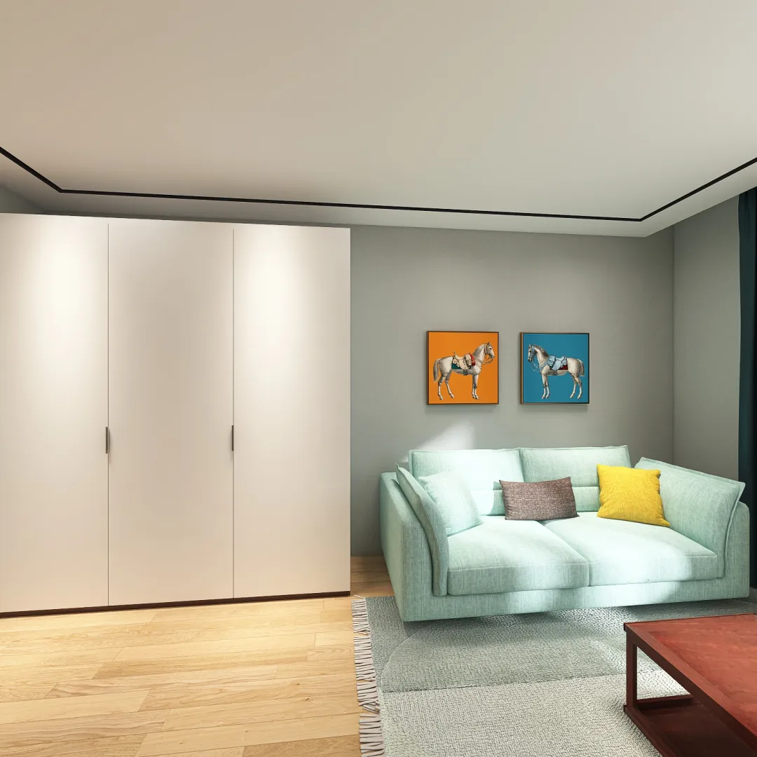 The Beginner Guide Design _Cozy room 3d design renderings