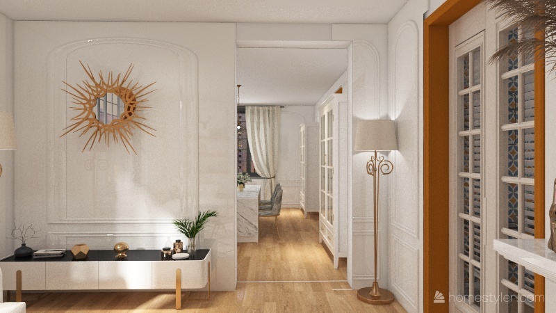 appartement parisien Interior Design Render