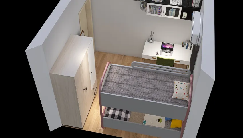 redesaign my and sis bedroom 3d design picture 11.2