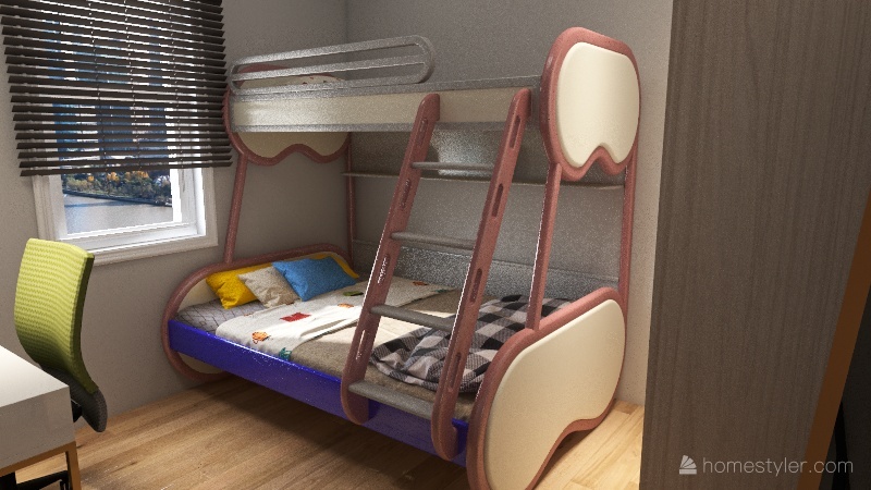 redesaign my and sis bedroom 3d design renderings