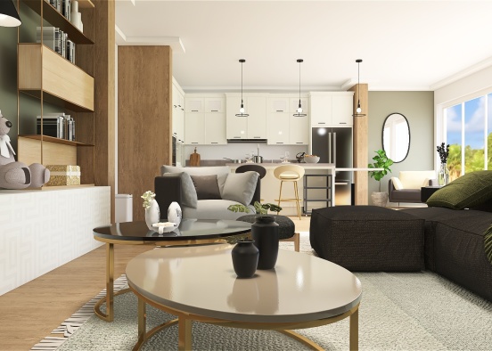Contemporary California Home Design Rendering