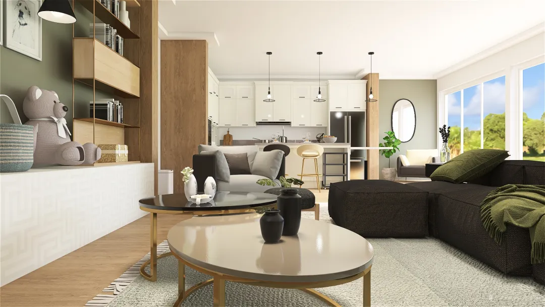 Contemporary California Home 3d design renderings