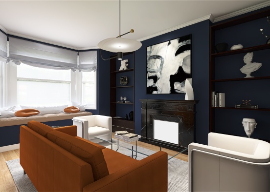Dollis Hill - Living Room Design Rendering