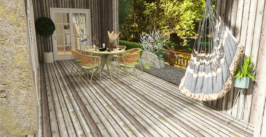 Rustic Elegance Interior Design Render