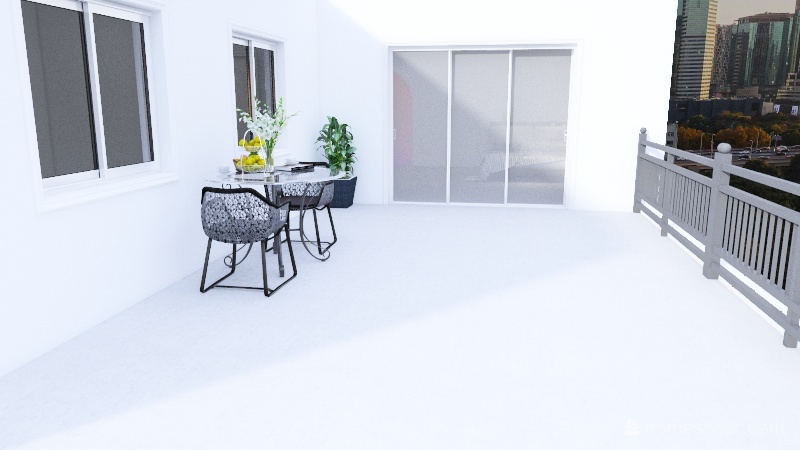 Tayla's Apartment 3d design renderings