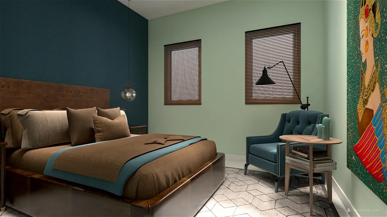 MasterBedroom 3d design renderings