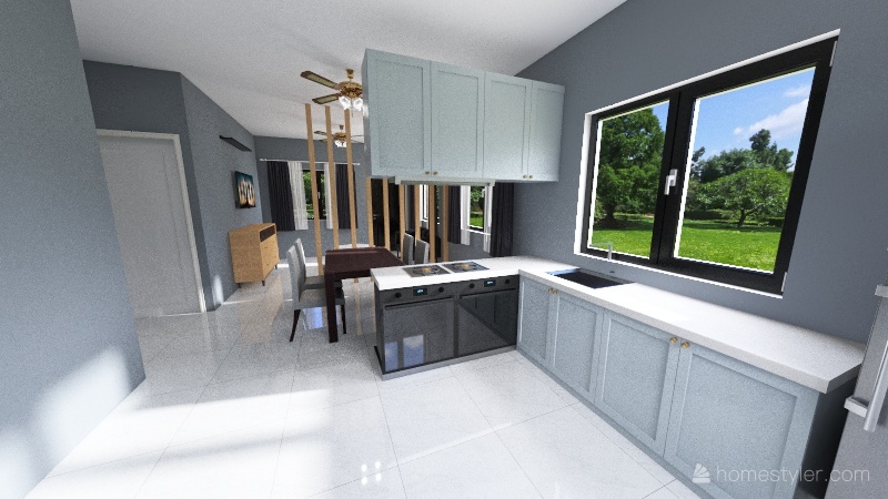 SR House layout (furniture removed) 3d design renderings