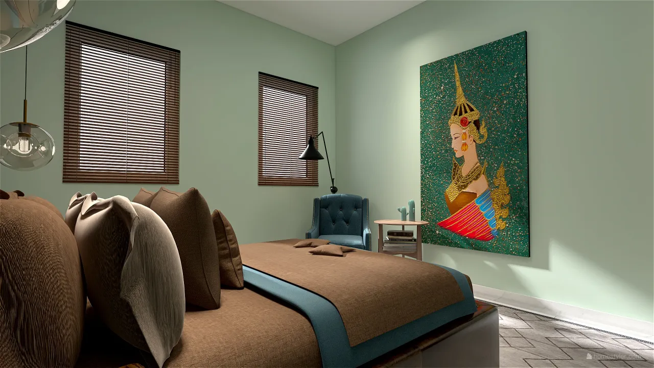 MasterBedroom 3d design renderings