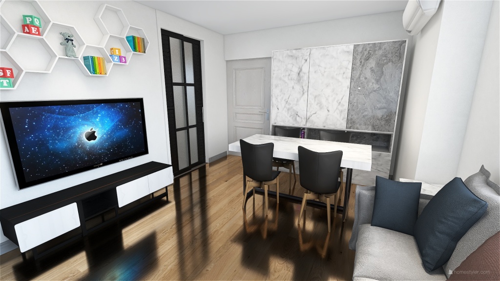 Room 5- Picked Color 3d design renderings