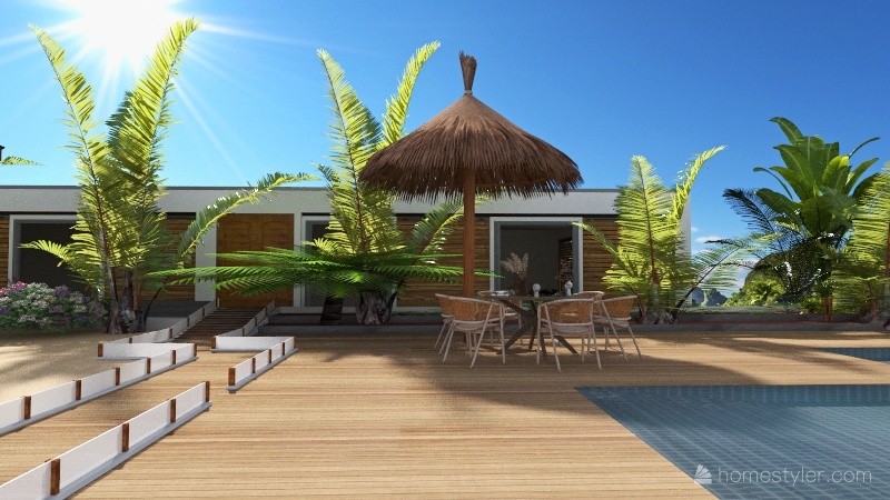 maison de vacances 3d design renderings