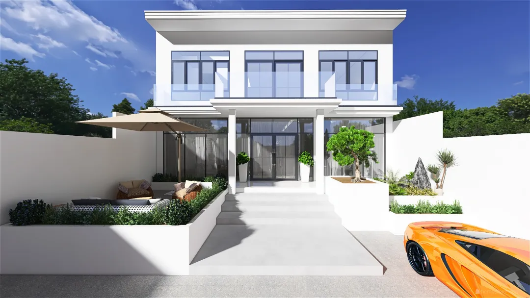 Countryside House 3d design renderings