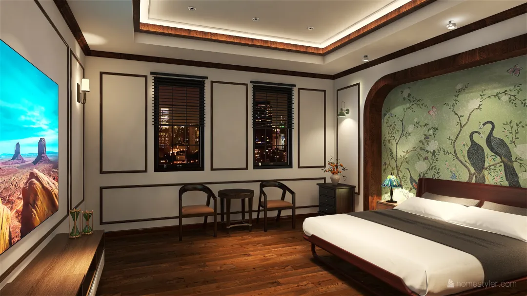 INDOCHINE STYLE 3d design renderings